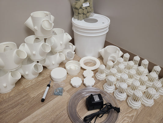 Vertical Hydroponic Grow Tower - Large - 30 pods