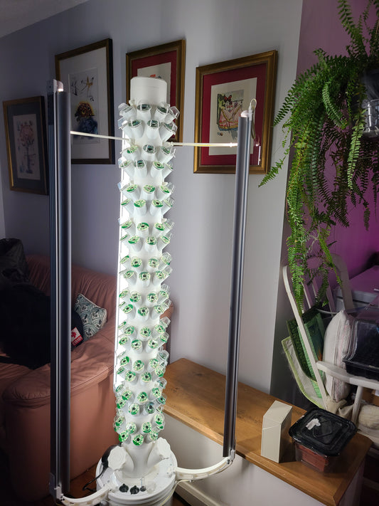 Vertical Hydroponic Seeding Tower - Large - 180 pods